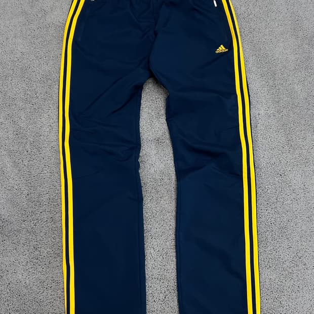 (100) 아디다스 삼선 우븐 트랙팬츠 남/노