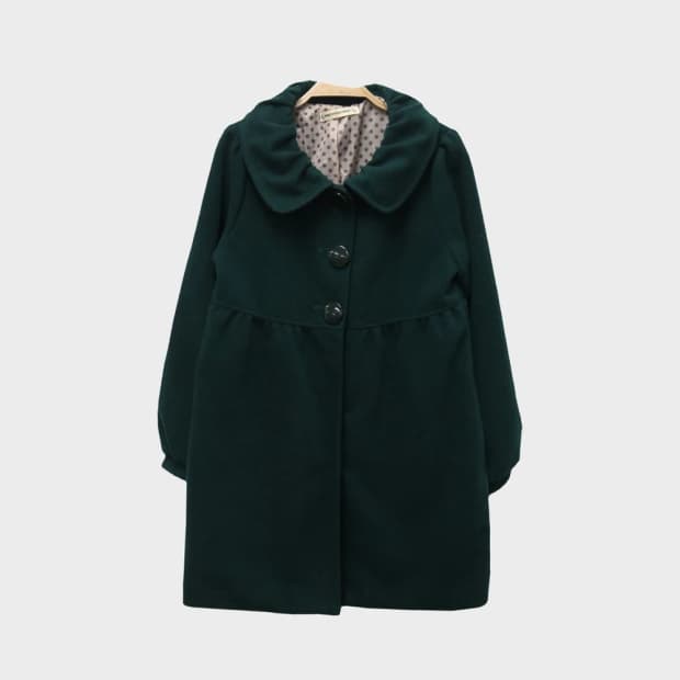 HONEYSUCKLE ROSE 그린 프릴 코트 60321