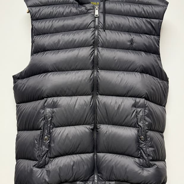 (L) 폴로 랄프로렌 후드 패딩 조끼