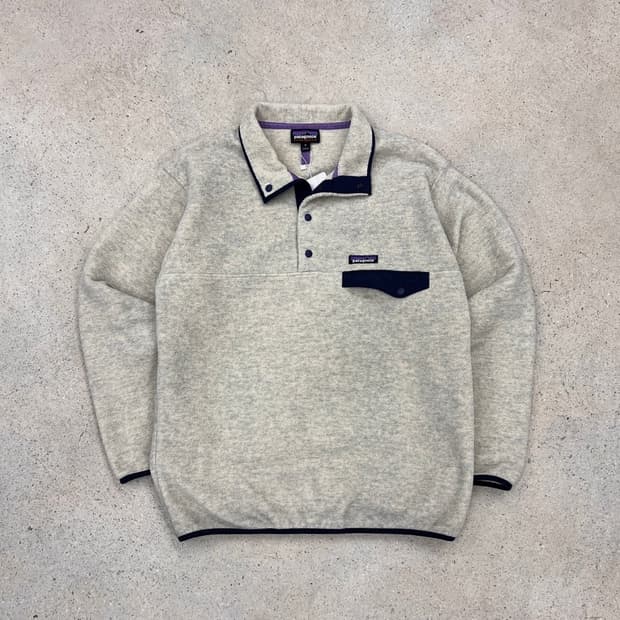 파타고니아 신칠라 오트밀 헤더 스냅 플리스