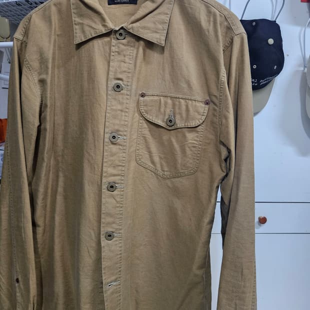 RRL 랄프로렌 워크 셔츠 브라운