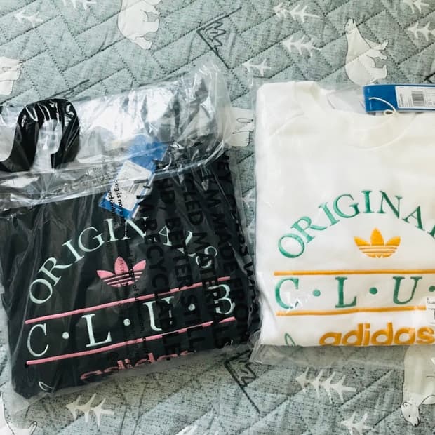 (새상품) adidas 아디다스 한정판 자수 맨투맨 스웻셔츠 L 105