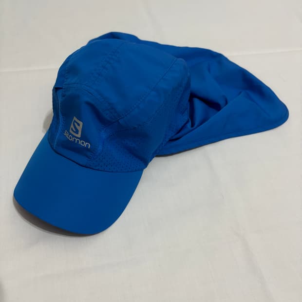 살로몬 빈티지 / 디테처블 넥 프로텍션 러닝 캡 블루 / ONE
