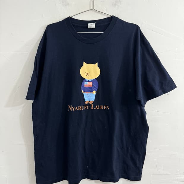 nyarufu lauren printing tee