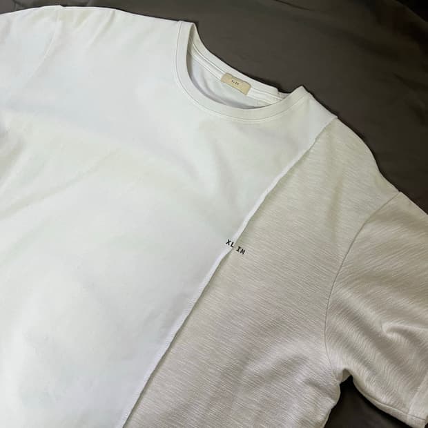 (L) 엑슬림 ep7 04 반팔 티셔츠 화이트 XLIM