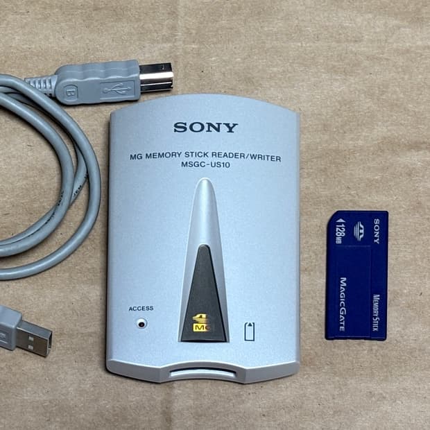 소니 메모리스틱 리더기 + 128MB 메모리스틱 세트