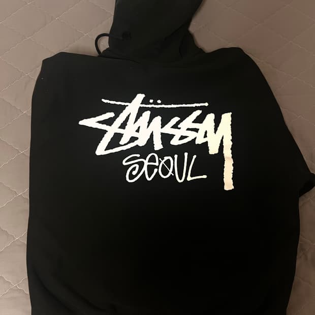 스투시 서울 후드집업 xl