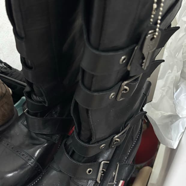 젤라비x야세 워싱카우 캡토 롱 부츠