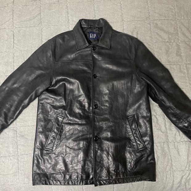 올드갭 레더 카코트