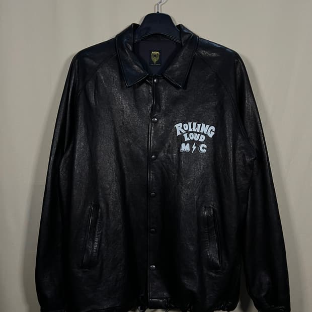 롤링라우드 양가죽 코치자켓 처분 
