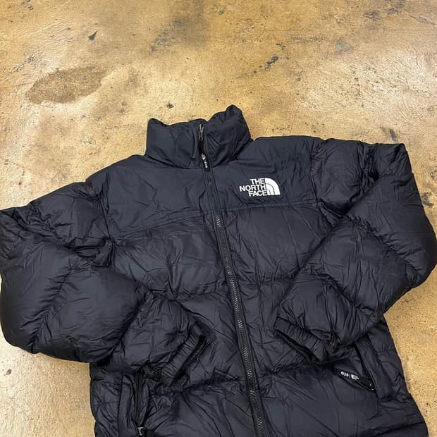 노스페이스 눕시 블랙 패딩