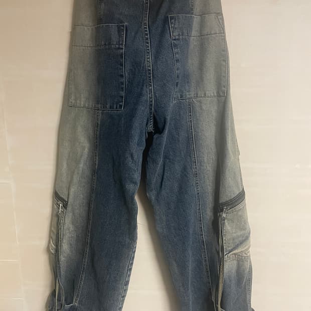 [M]DNSR 투페이스 멀티 카고 데님