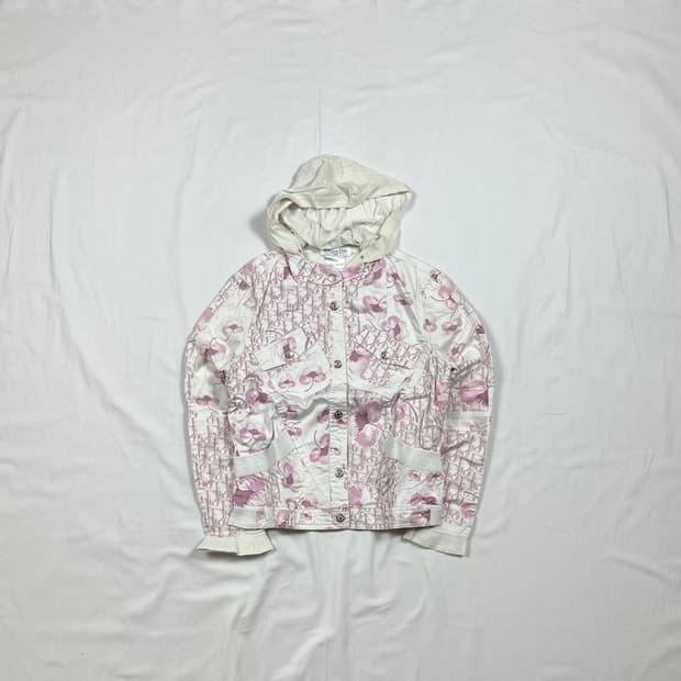 크리스찬디올 christian dior 오블리크 레이어드 후드자켓