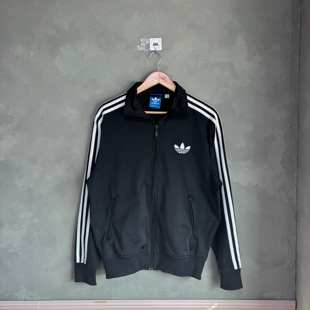 아디다스 파이어버드 져지 트랙탑 블랙