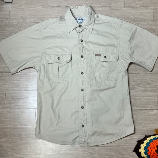 칼하트 반팔 셔츠 베이지