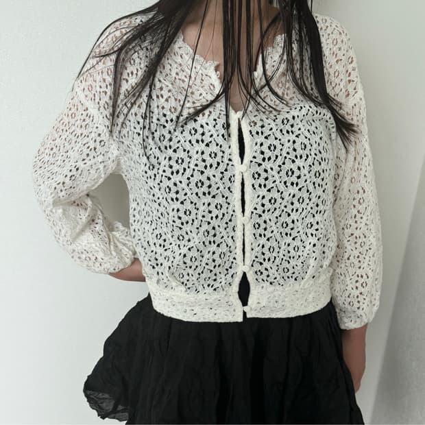 Sugar Spoon Lace Cardigan