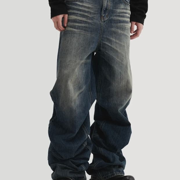 디엔에스알 오버랩 데님팬츠 M