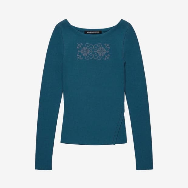 웰빙익스프레스 슬릿 니트