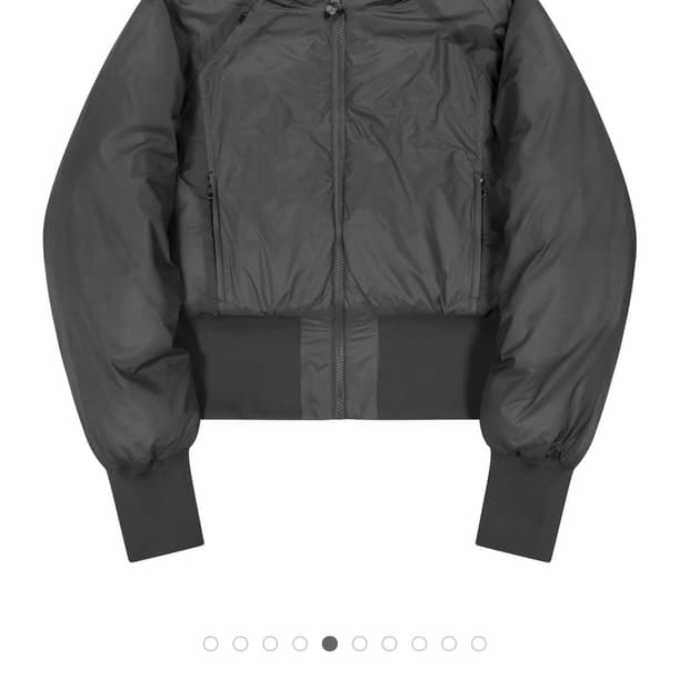 오호스 리버시블 체크 크롭 패디드 자켓 25신상