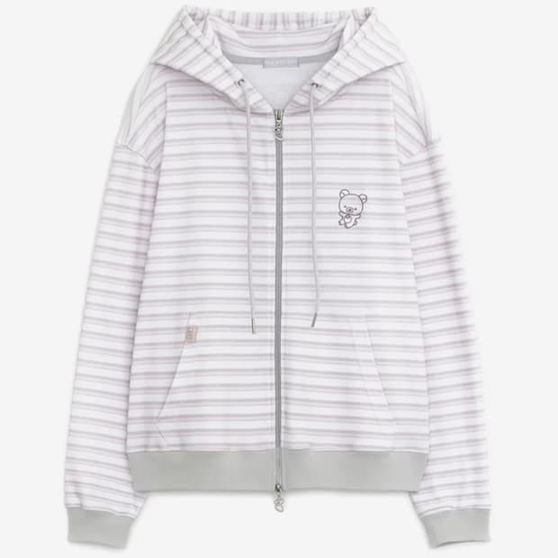 허그유어스킨 코리락쿠마 후드집업