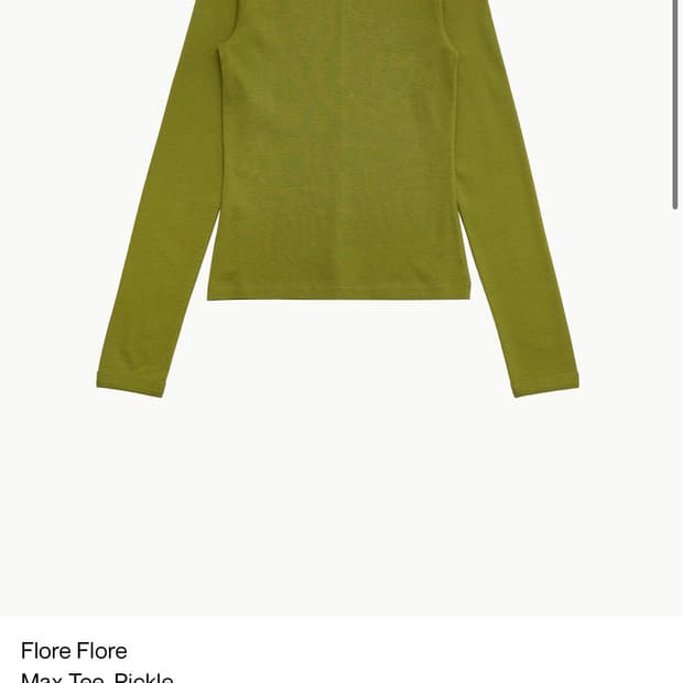 Flore Flore Max Tee, Pickle