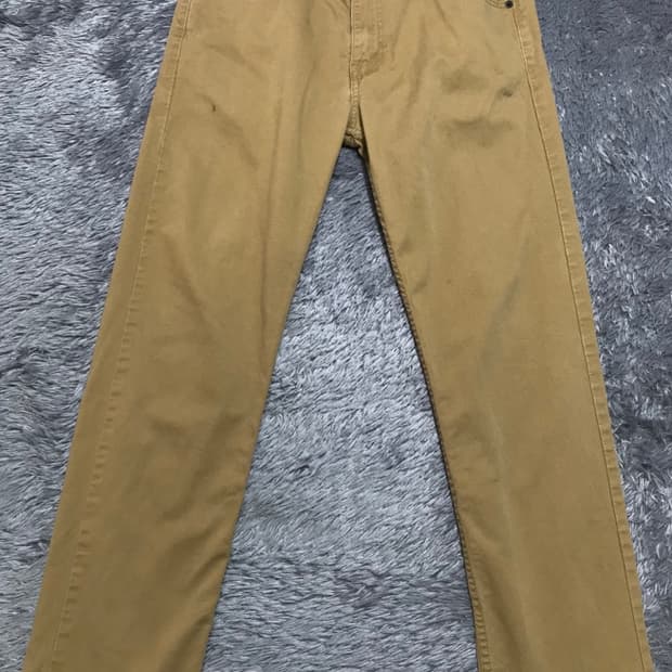 [[32, A급] 리바이스(levis) 502 브라운 코튼 팬츠p327