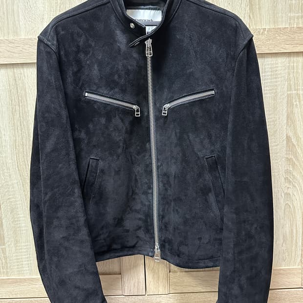 토니웩 카프레더 스웨이드 레이서 자켓