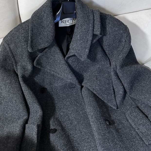 렉토 24FW 쿠세 핸드메이드 코트 1