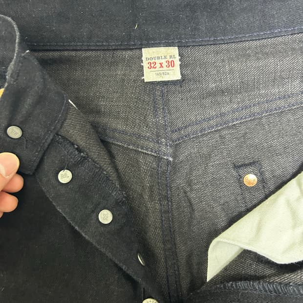 더블알엘 빈티지파이브포켓 블온블 32/30