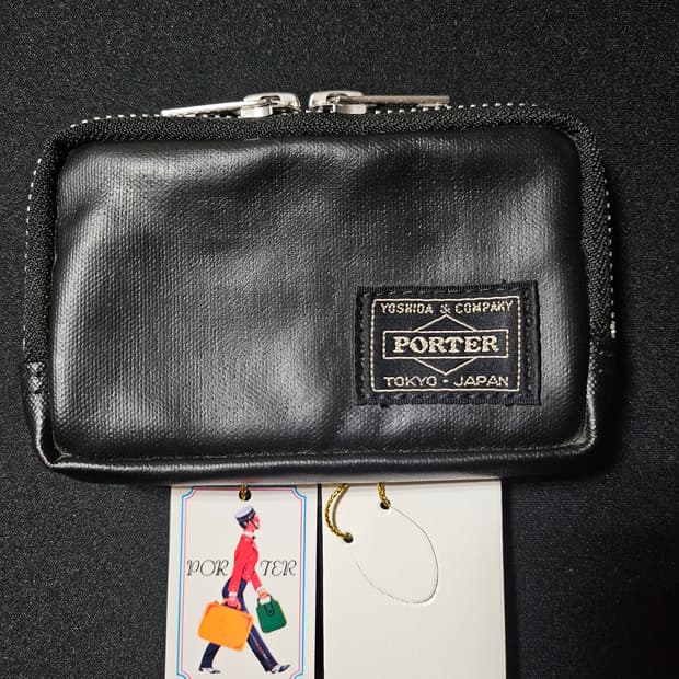 포터 멀티스타일 멀티 코인 케이스 블랙