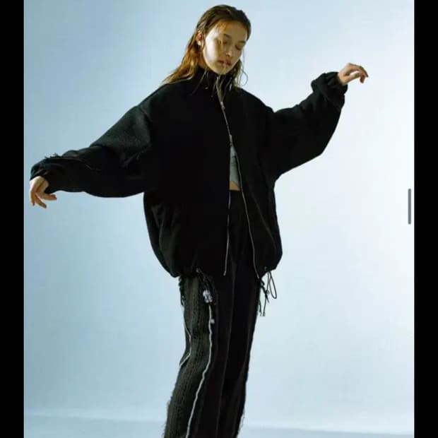 rssc 데님 니트믹스 팬츠