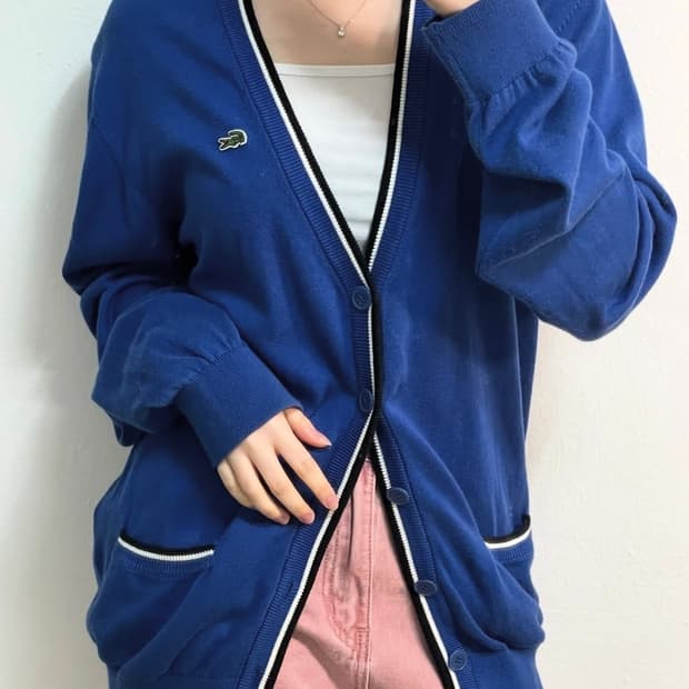 라코스테 와펜 가디건