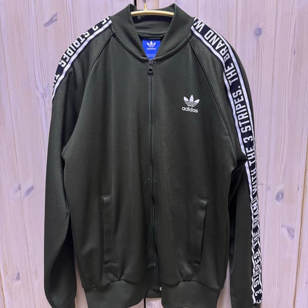 아디다스 카키 져지