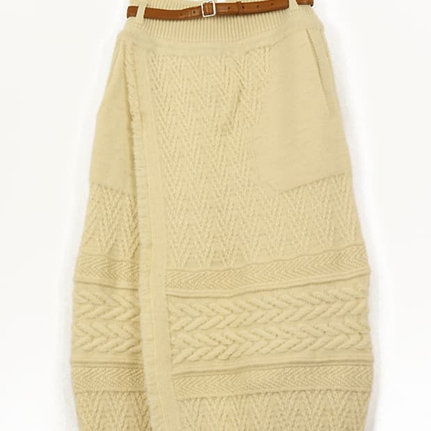 ILIANN LOEB KNIT SKIRT 브리티시울니트스커트