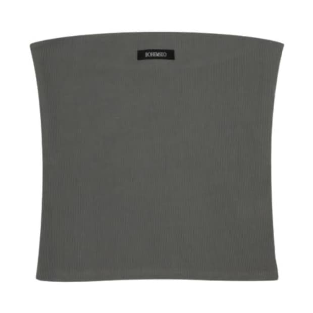 보헤미안서울 튜브탑 카키