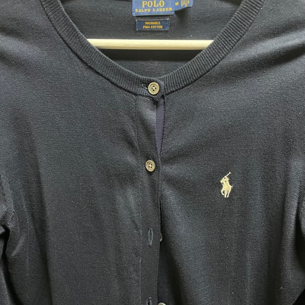 폴로 정품 여성용 가디건 네이비 (M)