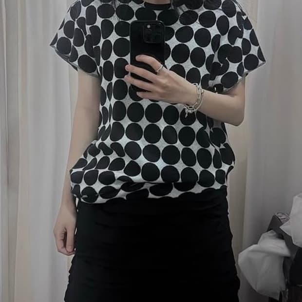comme des garcons 꼼데가르송 도트 티셔츠