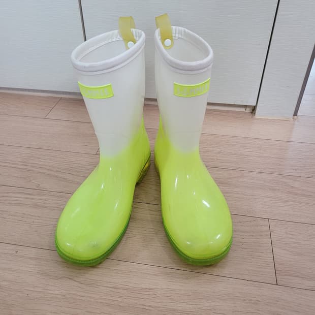 슈펜 Shoopen 아동 레인부츠(장화) 220 형광그린