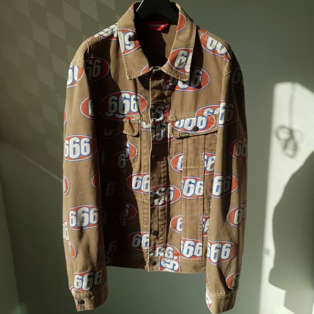 SUPREME '666' trucker jk