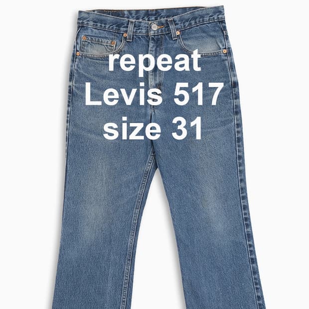 빈티지 리바이스 517 31 사이즈 LV5173320