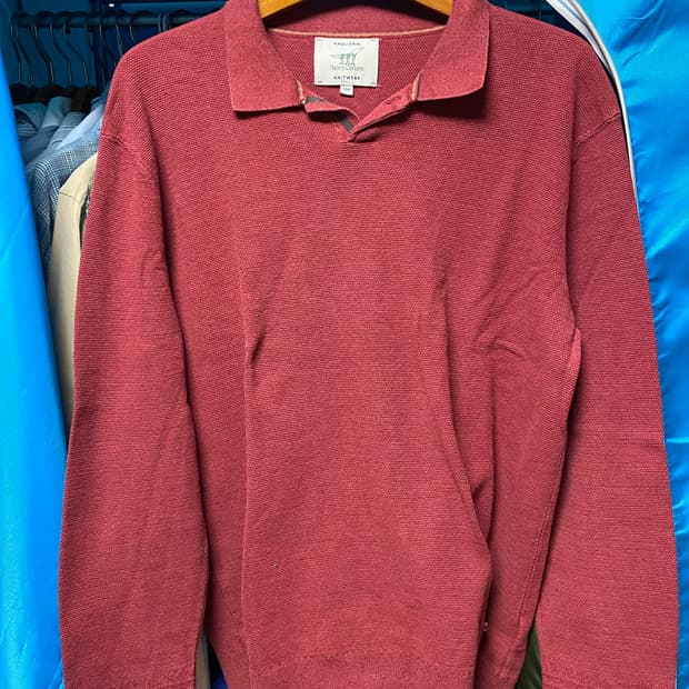 헨리코튼 긴팔 카라티셔츠 110