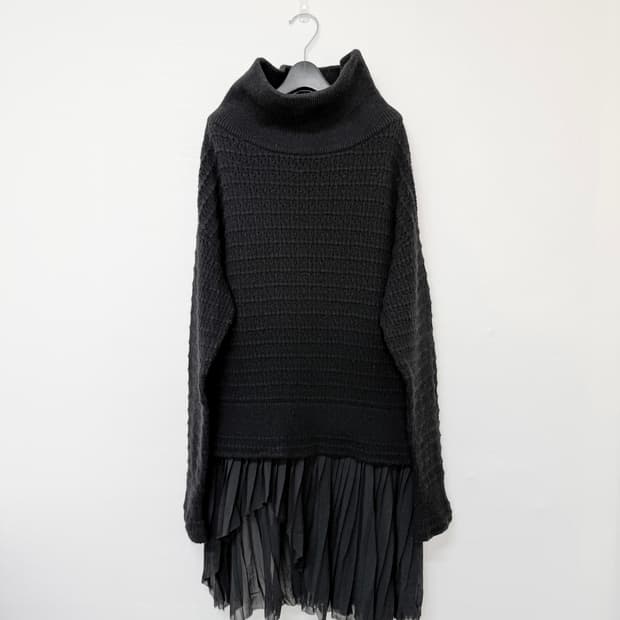 diesel black gold 터틀넥 니트 원피스