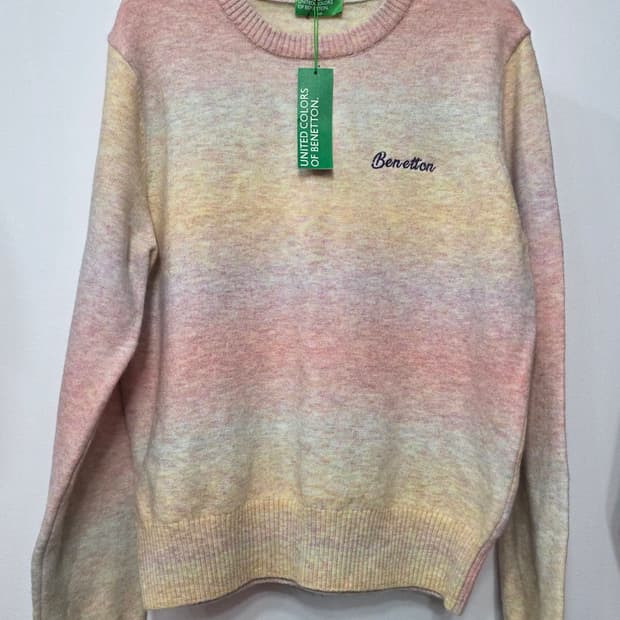 베네통 여성 니트