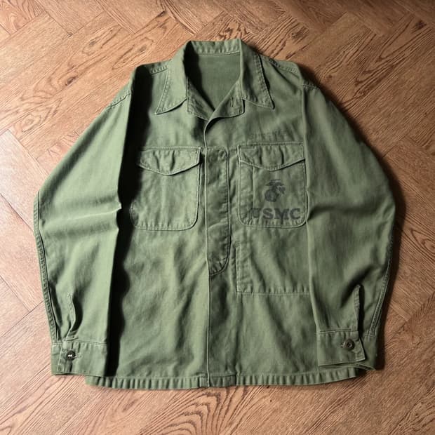[S]50's 오리지널 USMC P-56 퍼티그 셔츠