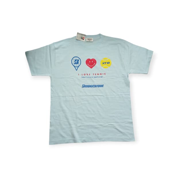 Bridgestone 테니스 로고 반팔티셔츠 