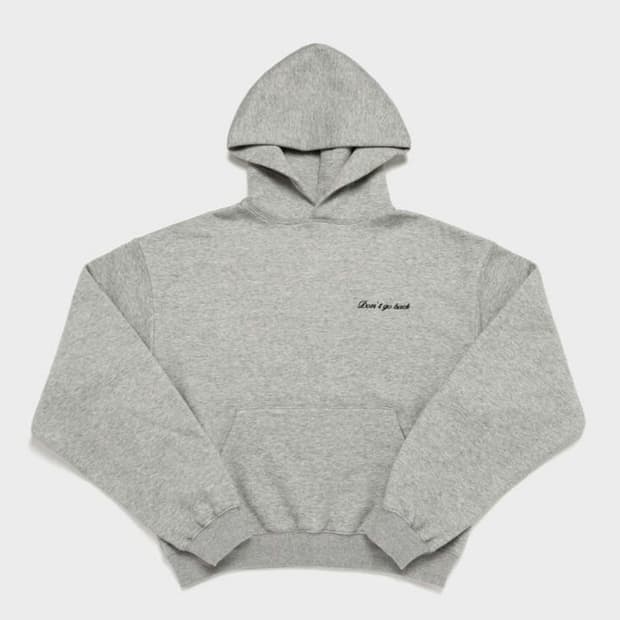 포니테일 Dont go back Everyday Hoodie (Melan
