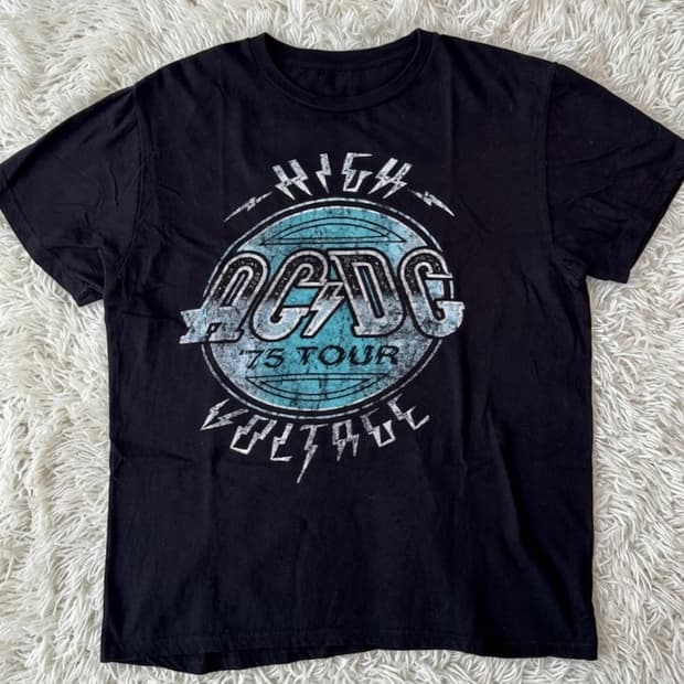 ACDC 오피셜 High Voltage 75 Tour 반팔 티셔츠