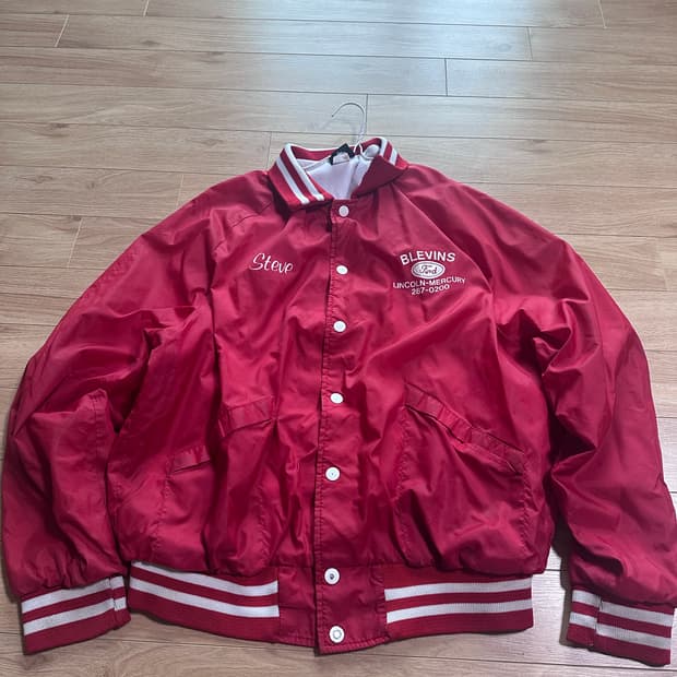 90‘s usa 사틴 스타디움 자켓