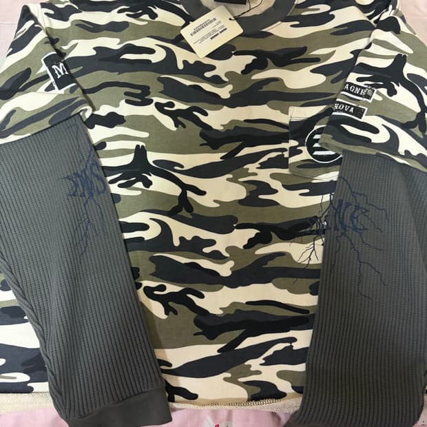 인세인개러지 카모 와플 롱슬리브 3사이즈