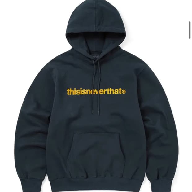 디스이즈네버댓 네이비 후드티